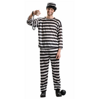 Rubies Prisoner Adult Costume - One Size-Bring your favourite character or costume idea to life