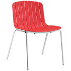 Modway Trace Dining Side Chair - Red-Modern dining chair