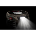 Garmin fēnix 8 Pro Multisport GPS Smartwatch - 51 mm - Titanium with Graphite/Black Silicone Band-BUILT-IN SPEAKER AND MICROPHONE - Use LTE network connectivity to make and take calls directly from your watch, without carrying your smartphone along. Plus, watch functions can be controlled with phone-free voice commands — or use your smartphone’s voice assistant to respond to text messages and more.
