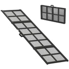 PawHut 75" Folding & Portable Large Dog Car Ramp-It has a length of 75.2 in (191 cm) for a low incline, typically reducing stress on the joints