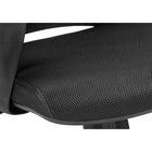 Monarch Specialties 7224 Multi-Position Office Chair - Black/Black Mesh-Seat height: 17.5 in. to 21.25 in. H; seat dimensions: 20.25 in. W x 19.5 in. D; weight capacity: 300 lbs