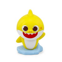 tonies Baby Shark Tonie Figurine-Tracklist: 1. Baby Shark 2. Baby Shark on the Bus 3. Good Morning 4. Shark Finger Family 5. Baby Shark is Lost in the Forest 6. Monkey Banana 7. Shark 1.2.3. 8. Shark ABC 9. Wacky Sharky Family 1. Eensy Weensy Baby Spiders 1.1. Where Did My Color Go 1.2. Pirate Baby Shark 1.3. I Love You Super-Duper 1.4. S-H-A-R-K 1.5. Have You Ever Seen Sharks Tail 1.6. Baby Shark Hiccup 1.7. Boogers 1.8. Wash Your Hands with Baby Shark Total Run Time: Approx 3.1. minutes