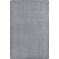 Joy Carpets Endurance Area Rug - 6' x 9' - Silver-Manufactured with premium polyester fiber for lasting beauty and durability in high-traffic areas