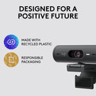 Logitech Brio 500 Full HD Webcam with Auto Light Correction - Auto-Framing - Graphite-Dual Noise Reduction Microphones: Be heard clearly in noisy environments thanks to noise canceling mics that filter out background sound during calls