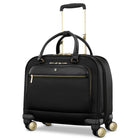 Samsonite Mobile Solution 2 Mobile Office 15.6" Briefcase - Black-Dual Spinner wheels create a balanced and smooth rolling experience on any surface
