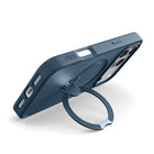AXS PROShield Stand MagSafe Compatible Phone Case for Apple iPhone 17 Pro Max - Blue-Soft-touch finish for a comfortable grip