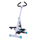 Soozier Stepper Exercise Machine - Stair Stepper with Handlebar - Turquoise-2-in-1 functions, both a mini stepper and a twister 