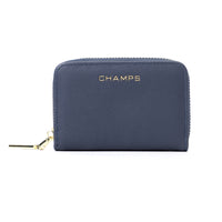 Champs Iconic Palm Wallet - Navy-RFID Blocking Card Holder