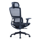 Ceha Canada CHILLAX Office Chair with Adjustable Mesh Headrest - Black/Black-PERSONALIZIED COMFORT: 3D adjustable angle armrests and 2D adjustable headrest provide customizable support