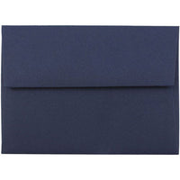 JAM Paper 4Bar A1 Invitation Envelopes - 3.625 x 5.125 - Navy Blue - 250 Pack-Fashioned from high quality 28 lb paper and features a gum closure