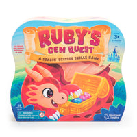 Educational Insights Ruby's Gem Quest - A Soarin' Scissor Skills Game-Help boys and girls age 3+ learn to use scissors safely with the unique scooper tool, which introduces kids to the motion of scissors and develops the fine motor skills they need to properly use them.