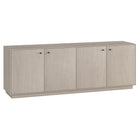 Hudson&Canal Lillian Rectangular TV Stand for TV's up to 75" - Alder White-Modern, minimalist design for your home office, bedroom, or living spaces