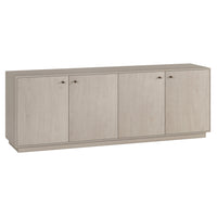 Hudson&Canal Lillian Rectangular TV Stand for TV's up to 75" - Alder White-Modern, minimalist design for your home office, bedroom, or living spaces