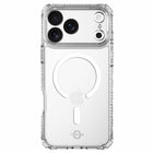 ITSKINS Hybrid_R Compatible with MagSafe Case for iPhone 17 Pro Max - Clear-2X stronger magnets integrated into the case layers