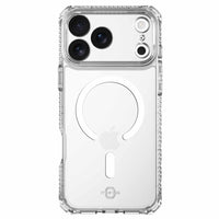 ITSKINS Hybrid_R Compatible with MagSafe Case for iPhone 17 Pro Max - Clear-2X stronger magnets integrated into the case layers