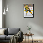 Evgeni Malkin Pittsburgh Penguins Skating - Framed Canvas - 22" x 31"-Ready to hang - arrives fully assembled