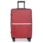 Air Canada Laurentian 24" Hardside Checked Luggage - 360-Degree Spinner - Red-Medium checked luggage provides practical packing space for longer trips