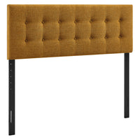 Modway Emily Fabric Upholstered King Size Headboard - Copper-Premium Linen-Like Fabric