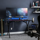 Emerge Vizon 47" Gaming Desk - Black-Platform Dimensions: 39.3"W x 7.8"D
