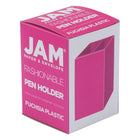 JAM Paper Plastic Pen Holder - Fuchsia Pink-A Perfect way to keep all your pens, pencils, and office supplies organized at your desk whether in school, at the office, at home, or on the go!
