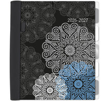 Staples 2026-2027 Medallions Weekly/Monthly Academic Planner - 8-5/8" H x 6-7/8" W - Assorted - Bilingual-14 months: July 2026 - August 2027