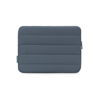 Bugatti Aura Laptop Sleeve - 13"/14" - Blue-Made of quilted polyester fabric