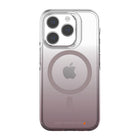 AXS Crystal Shield D3O Case MagSafe Compatible for Apple iPhone 15 Pro Max - Nude Gradient-Anti-UV material offers a crystal clear design displaying the original design of your phone
