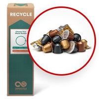 TerraCycle Coffee Capsules Zero Waste Box - Medium-Use this box to recycle any used coffee capsules