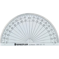 Staedtler Geometrical Protractor - Clear-Geometrical Protractor