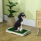 PawHut 18" L Artificial Grass Dog Pee Pad - Blue-Easy to clean with soap and warm water 