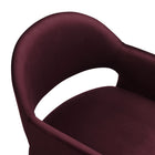 Modway Talia Performance Velvet Dining Armchair - Mulberry-9