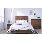 Nexera Axel 4-Drawer Dresser Chest - White & Walnut-8