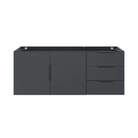 Modway Vitality 48" Double or Single Sink Compatible Bathroom Vanity Cabinet - Grey-Modern Bathroom Vanity