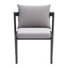 Zuo Horizon Dining Chair - Grey - Set of 2-Removable and washable cushion cover