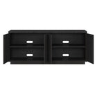 Hudson&Canal Hanson TV Stand for TV's up to 65" - Black Grain-Clean with a soft, dry cloth and no harsh chemicals or abrasive cleaning materials