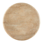 Modway Tori 20" Indoor/Outdoor Round Side Table - Travertine-Indoor/Outdoor Use