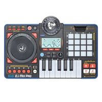 VTech Kidi Star DJ Mixer Pro - French-Scratch, jam and create your own mixes with the turntable and keyboard, or use the sound grid to customize the fifteen included songs in thousands of different combinations