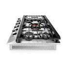 Fotile Tri-Ring Series Stainless Steel Gas Cooktop - 36"-Easy to Clean