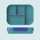 Bentgo Kids Snap & Go Leak-Proof Lunch Box - Shark- Versatile lid lining seals all four compartments no matter which direction the lid is attached.