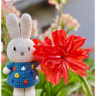 Just Dutch Miffy Handmade Bunny Plush Toy - Van Gogh Museum Flowers Special Edition Doll-Designed as a safe and durable collectible or decorative accent suitable for fans and collectors of all ages