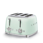 SMEG 4x4 4-Slice Toaster - Pastel Green-6 different toasting levels for best results; defrost function; reheat function; bagel function to toast only one side of the slice