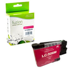 fuzion Brother LC506XLM Compatible Inkjet - High Yield - Magenta-Magenta