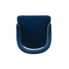 Manhattan Comfort Carrington 20.9" Modern Glam Velvet Upholstered Dining Armchair - Midnight Blue-22.4" L x 23" W x 33.1" H