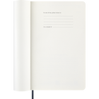 Moleskine 2027 12 Month Weekly Soft Cover Planner - 5" x 8.25" - Sapphire Blue-Hard and soft cover available in a variety of colours