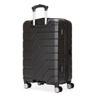 Travelpro Odyssey 24" Medium Check-In Hardside Luggage - Spinner - Black-PrecisionGlide System delivers precise control and effortless roll on eight MagnaTrac self-aligning spinner wheels 