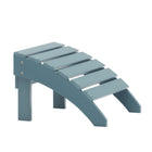 Backyard Lifestyles Footrest - Teal-Sold Separately: Adirondack Chair, Side Table.