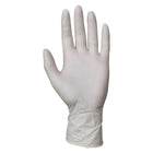 PRIMED Flex Latex Powder-Free Examination Gloves - Small - 100 Pack-9" length, fully textured glove