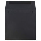 JAM Paper Square Invitation Envelopes - 6.5 x 6.5 - Black Linen - 25 Pack-Unique square shape will make your mail stand out!
