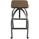 Modway Pointe Bar Stool - Brown-Sturdy Footring