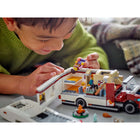 LEGO City Great Vehicles Holiday Adventure Camper Van - 385 Pieces-Camper van interior has a kitchen, toilet, crib, 2 bunk beds and a dining set